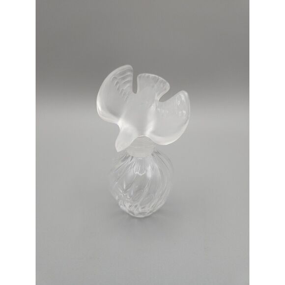 Lalique France Nina Ricci Single Dove L'Air Du Temps Crystal Perfume Bottle - Picture 1 of 11